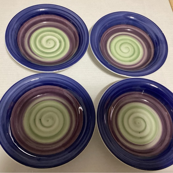 Pier 1 Imports, 4 Soup/ Pasta Bowls, by Positano, Made In Italy,8.25" - Picture 4 of 6